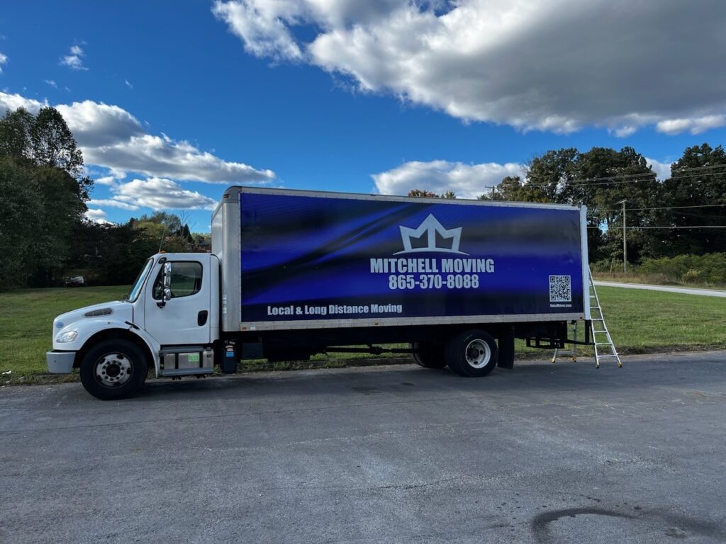 Mitchell Moving truck. ready to be packed in Knoxville, TN.